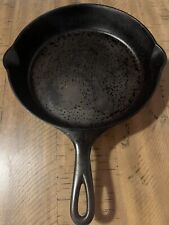 Vintage GRISWOLD Cast Iron SKILLET Frying Pan # 8 LARGE BLOCK LOGO picture