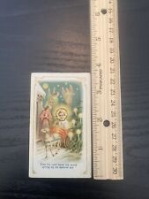 Antique Catholic Prayer Card Religious Collectible 1890's Holy Card. The Lord picture
