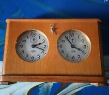 Chess Clock Vintage USSR 1955.Wooden,Antique picture
