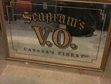 RARE  Seagram's VO Canadian Whisky Bar Mirror Sign picture