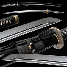 High Manganese Steel Full Tang Blade Sharp Japanese Samurai Sword Katana #1419 picture