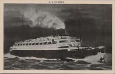 Postcard Ship SS Europa  picture