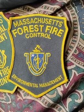 Massachusetts Forest Fire Control, Environmental Management Patch, Mint picture