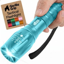 GORILLA GRIP Powerful LED Compact (5.3 x 1.5 x inches), Turquoise picture