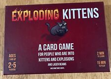 Exploding Kittens Card Game Original Edition 2015 Ages 7 & Up Good Condition picture