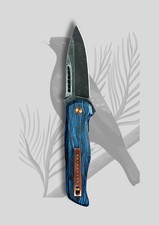 KOI Knives Bowerbird Folding Knife 3.63" 14C28N Sandvik Steel Blade G10 Handle picture