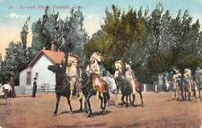 Bannock Chiefs, Pocatello, Idaho Native American Indians c1910s Vintage Postcard picture
