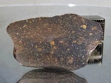 NWA 14883, R3, 5.73g Rumuruti meteorite polished face rare oxygen rich formation picture