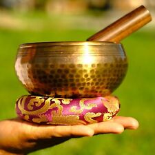 5.5 inch Hand beaten Hammering Singing bowl for sound healing, meditation, yoga picture