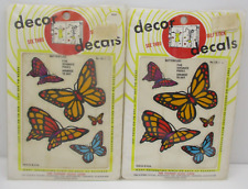 Vintage 1973 Shelly Products Butterfly Decals picture