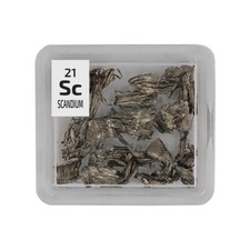 Scandium Metal Rare Earth 99.99% Element Periodic Element Tile Crystal Turnings picture