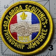 Vintage 1975 BSA South Florida Scouting's Friendship Jamboree Boy Scout Patch picture