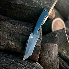 BLADE HARBOR CUSTOM CARBON STEEL HUNTING OUTDOOR  KNIFE CAMPING SURVIVAL MADE picture