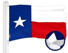 Texas Texan TX State Flag 3x5FT Embroidered Polyester Lone Star By G128 picture