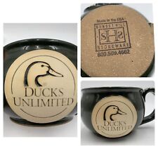 Sunset Hill Stoneware Ducks Unlimited Coffee Mug Wetlands Conservation Waterfowl picture