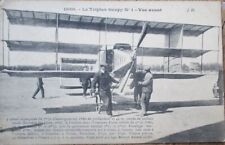 French Aviation 1910 Postcard: Airplane / Triplan / Triplane Goupy No. 1 picture