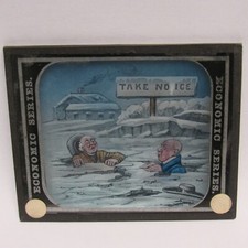 McAllister Glass Magic Lantern Slide A Coolness Between Friends Comedy Whimsical picture