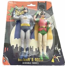 Batman And Robin Classic TV Series Bendable Figures DC Comic 5 Inch - NEW picture