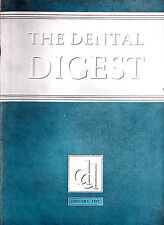 The Dental Digest - FULL YEAR-  Fixed Bridge, Vincent's Infection 1937  picture
