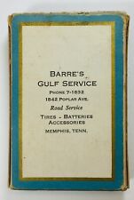 Barre's Gulf Service Memphis, TN Playing Cards Vintage picture