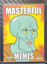 2025 Topps Chrome SpongeBob SquarePants Handsome Squidward Masterful Memes #MM-6 picture