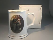 Vintage 1987 Norman Rockwell The Shoemakers Challenge Museum Collection Mug (P5) picture