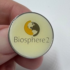 Biosphere 2 Arizona Science Research Logo Lapel Pin Enamel Souvenir Vintage picture