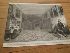 Antique Engraving Press Brigham Young 1871 Mormons Utah picture