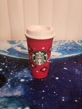 Starbucks Red Cup Day Holiday Cup (White Lid, Grande, 16 Oz, New 2023 Design) picture