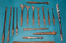 Lot of antique Brown and Flather cast steel, Fulton, Merit 17 assorted bits picture