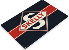 SKELLY TIN SIGN GASOLINE BILL SANKY OIL COMPANY GETTY GAS STATION PUMP GARAGE  picture