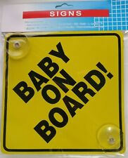 Baby On Board Signs Suction Cups - Car Signs Baby On Board 2 Count picture