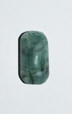 100% Natural Emerald Crystal Cab Display Palm Stone 46.6 CT Loose Gemstone picture