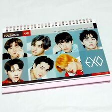EXO XOXO Photo Desk Calendar 2022 2023 Calender Pink + Sticker KPOP SUHO KAI DO picture