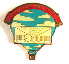AIBF 1997 Balloon Mail Pilot Hot Air Balloon pin picture