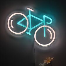 1pc Bicycle Wall LED Neon Sign USB Power 5V Low Voltage Safe Night Light picture