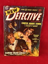 PULP:  New Detective Pulp March 1949- Gun Moll Cover- Crime Fiction picture