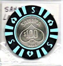 Sahara Casino 1970's Las Vegas Nevada 100 Dollar Gaming Chip as pictured picture