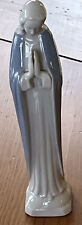 Vintage Porcelain Pottery Statue Mary Madonna Figurine Made In Japan picture