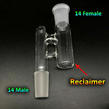 Reclaim Ash Catcher Drop Down Glass Adapter 14mm Male to 14mm Female Lab Glass picture