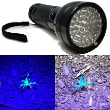 51 UV LED Ultra Violet Flashlight Blacklight AA Scorpion Detector Hunter Finder picture