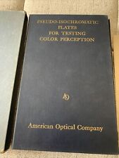 Pseudo-Isochromatic Plates for Testing Color Perception - American Optical 1940 picture