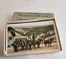 36 Aquarelle Color Cards Yellowstone National Park Gray's News Company picture