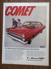 1966 Mercury Comet Cyclone Twin Scoop GT Ad picture