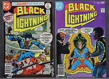 Black Lightning #1 and Black Lightning #5  1st appearance of Black Lightning picture
