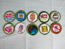 You Pick CHOOSE 1 Spoof Fake Merit Badge BSA Boy Scout NEW Funny Brain Facebook picture