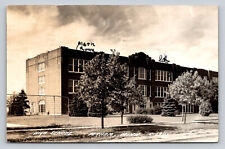 c1947 RPPC High School Perham Minnesota Real Photo P722 picture