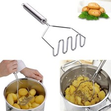Stainless Steel Handle Potato Masher & Ricer Mash Potatoes Vegetables Tool picture