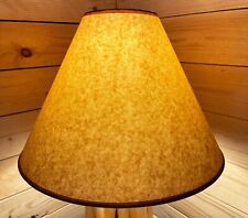 Rustic Oiled Kraft Lamp Shade - NO LACE - 18