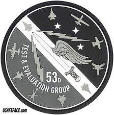 USAF 53rd TEST & EVALUATION GROUP-53 TEG- Nellis AFB, NV- VEL PVC GAGGLE PATCH picture